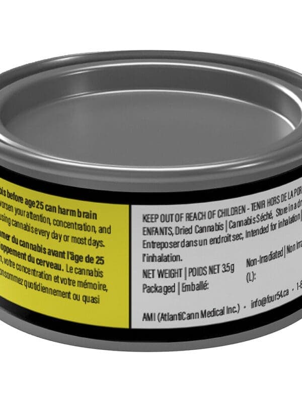 Lemon Ztrawz 3.5g premium cannabis flower by FOUR54, available for local delivery from Montrose Cannabis.