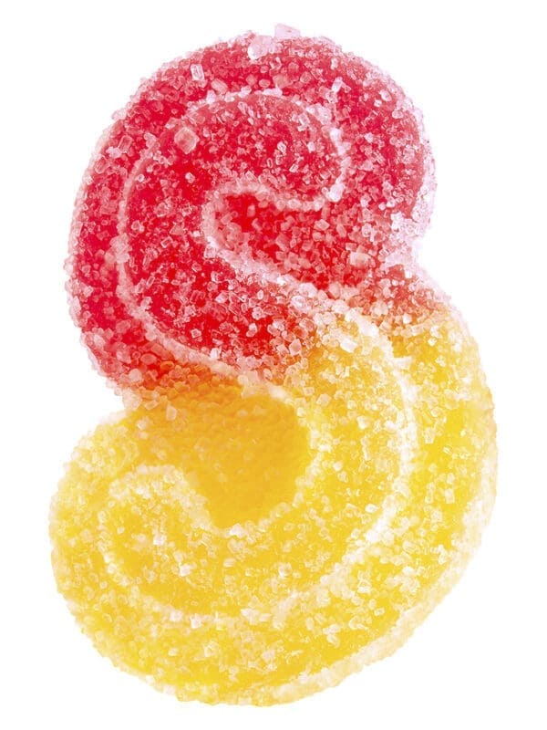 Fully Blasted Strawberry Mango 10 Pack Soft Chews Sourz by Spinach Montrose Cannabis Sativa
