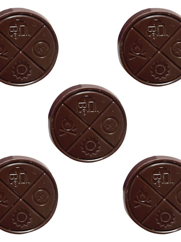 Hazy Mint Dash n' Stash 5 Pack Chocolates <br>Sativa <br>50mg THC