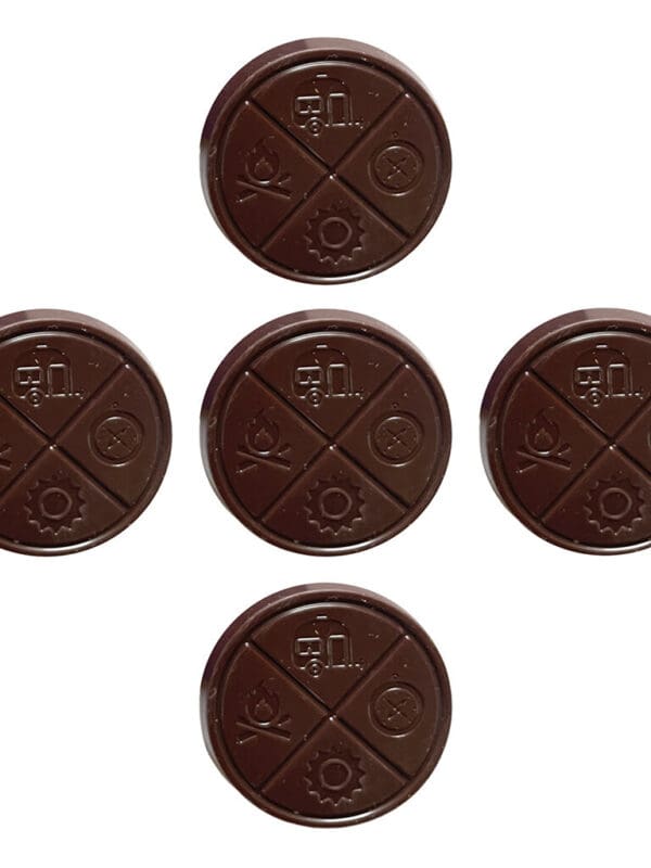 Simply Dark Organic Chocolates 5 Pack <br>50mg THC