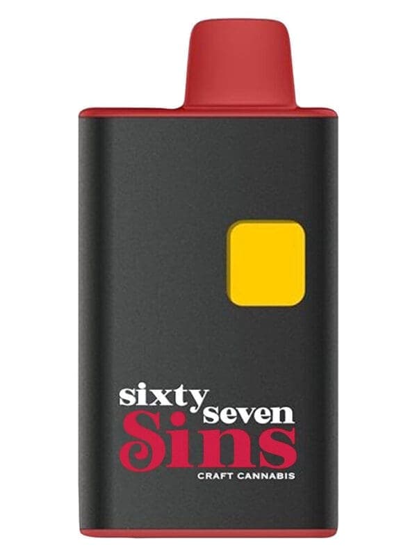 Gas Face Cured Resin Disposable Vape 1g by Sixty Seven Sins - Montrose Cannabis