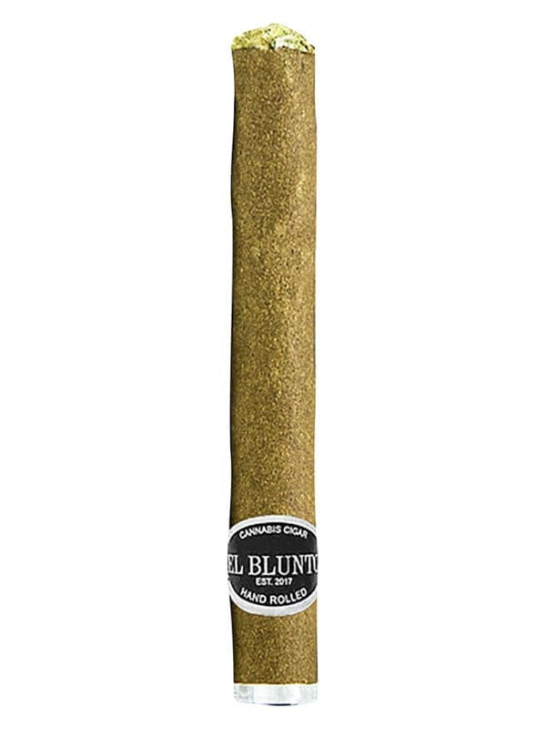 Viva Gas House 1.5g single premium hemp blunt by El Blunto, packaged in a re-sealable tube, available for local delivery from Montrose Cannabis Ontario.