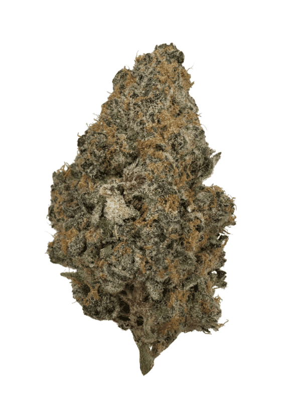 Headstone Cannabis Blackberry Cherry 3.5g container displaying frosty, purple-hued craft indica buds grown non-irradiated in Alberta.