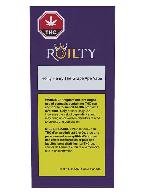 Henry the Grape Ape 510 1g | Roilty | Montrose