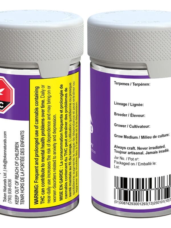 Limited Reserve Indica 7g craft flower by Natural History featuring rotating small-batch Canadian growers and premium hang-dried cannabis.