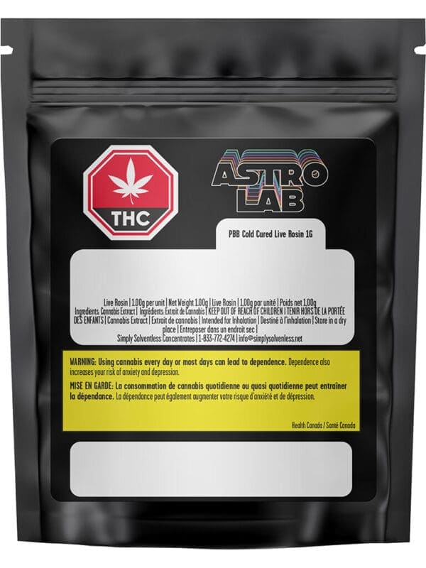 PBB Cold Cured Live Rosin | Astrolab | Montrose