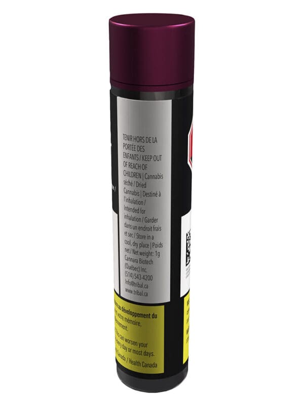 Porto Leche Ceramic Tip 1g pre-roll single by Tribal, available for local delivery from Montrose Cannabis.