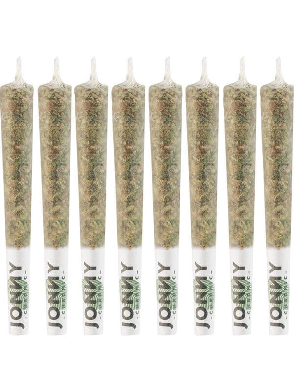 Afghan Kush Reefers Pre-Rolls 10 Pack by Jonny Chronic. Premium 10x0.5g indica joints featuring landrace earthiness & whole flower at Montrose Cannabis.