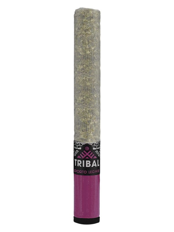Porto Leche Ceramic Tip 1g pre-roll single by Tribal, available for local delivery from Montrose Cannabis.