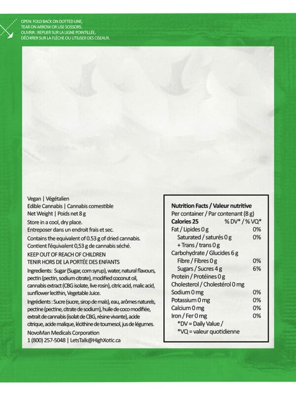 TenTen Morning Dew 5:1 CBG:THC Live Rosin Soft Chew | HighXotic | Montrose
