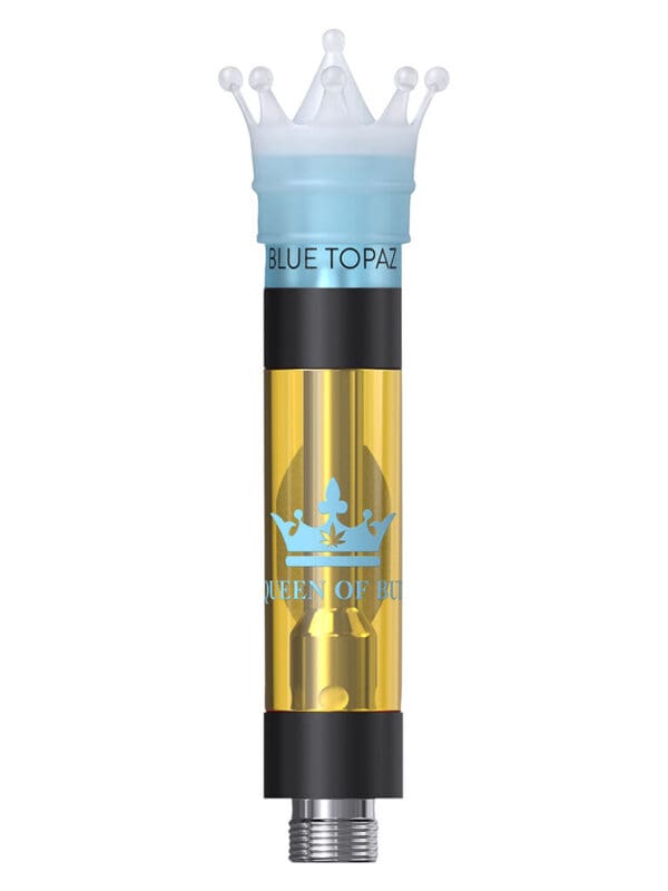 Blue Topaz Liquid Crystals 510 Cart – Queen of Bud Indica 1g | Montrose Cannabis