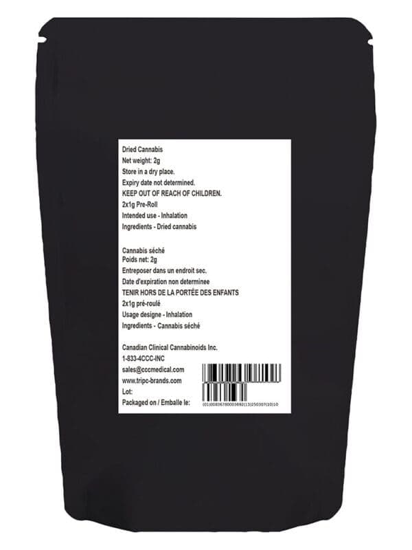 Black Label Pre-Rolls 2 Pack (2x1g) - The Republic | Montrose