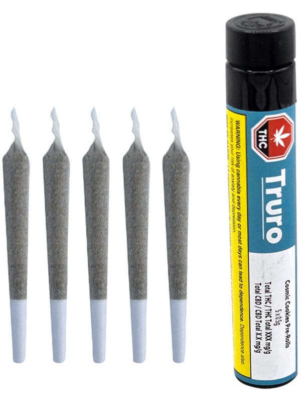 Cosmic Cookies Pre-Rolls 5x0.5g – Truro Pre-Rolls | Montrose Cannabis