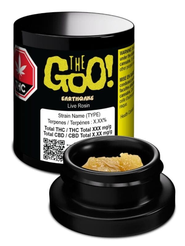Earthqake Live Rosin 1g by The Goo! Hybrid Montrose Cannabis