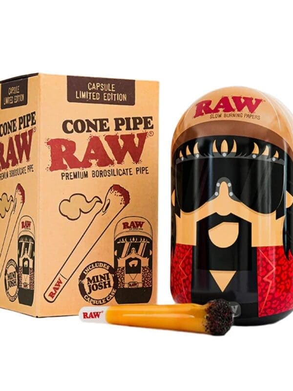 RAW Cone Hand Pipe Limited Edition with Collectable Tin Montrose Cannabis
