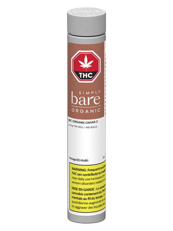 BC Organic Caviar-Z Pre-Roll 1g – Simply Bare | Montrose