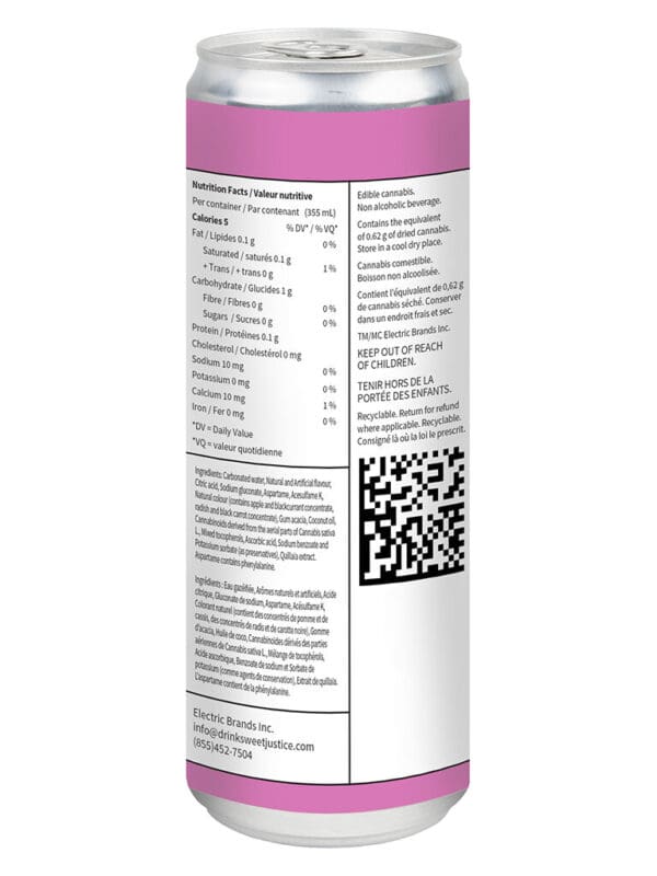 Black Cherry Cream Soda 1:1 Drink 355ml – Sweet Justice | Montrose