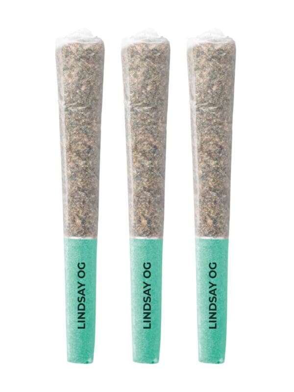 Lindsay OG Pre-Rolls 3 Pack 3x0.5g – Pistol and Paris Pre-Rolls | Montrose Cannabis