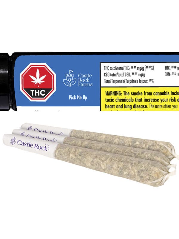 Pick Me Up Pre-Rolls 3 Pack 3x0.5g – Castle Rock Farms | Montrose Cannabis