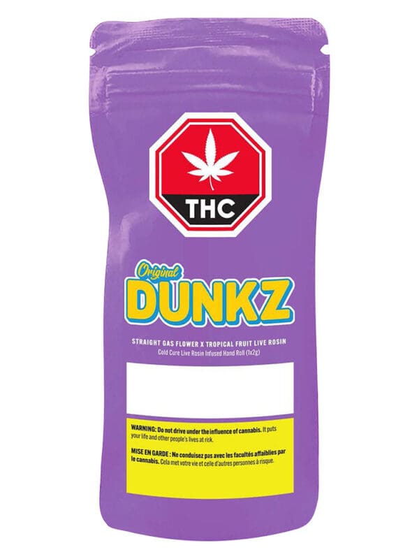 Straight Gas Flower x Tropical Fruit Live Rosin Hash Hole 2g – Original Dunkz | Montrose