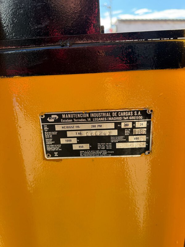 apilador elÉctrico mpic 2b – 1000 kg