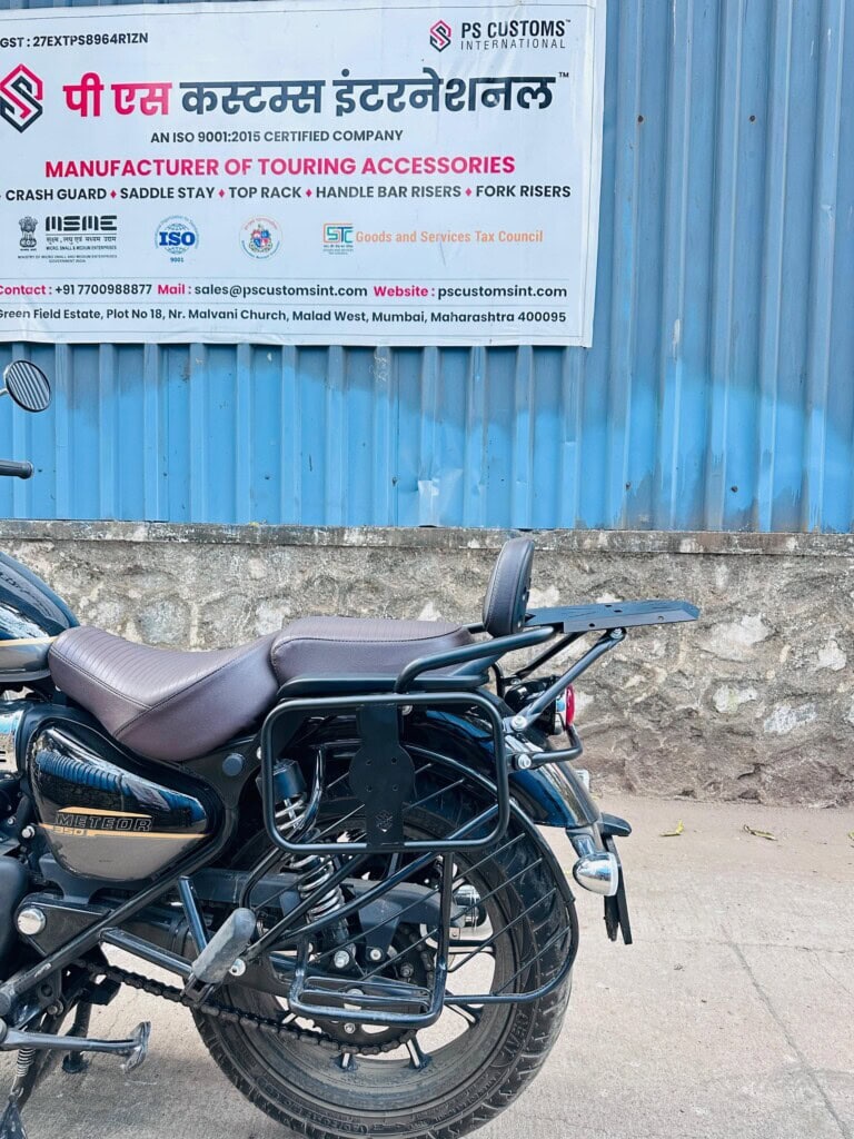 Royal Enfield Meteor 350 Saddle stay and Top Rack - Image 3