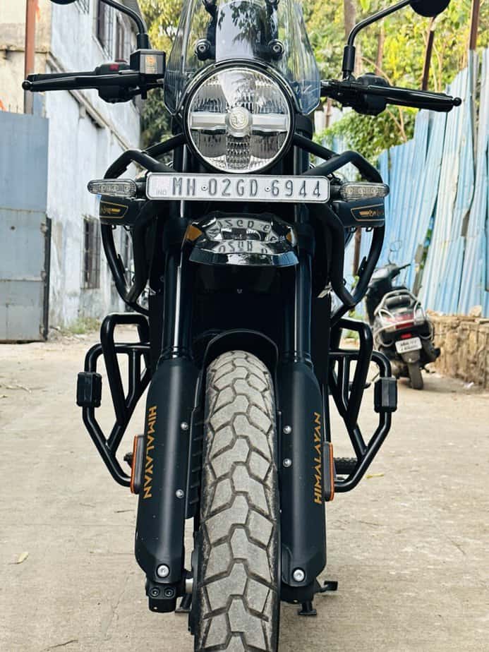 Royal Enfield Himalayan 450 Crash Guard with slider