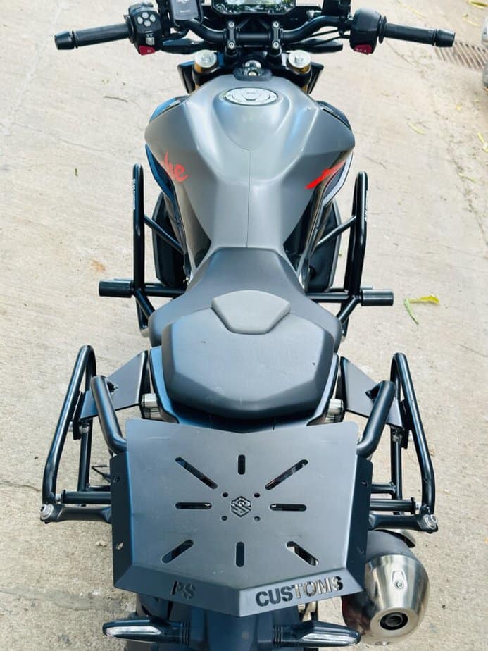 TVS Apache RTR 310 Saddle Stay and Top Rack – PS Customs International