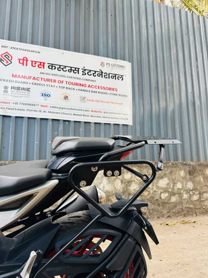TVS Apache RTR 310 Saddle Stay and Top Rack – PS Customs International