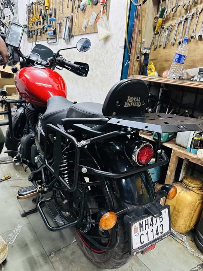 Royal Enfield Meteor 350 Saddle stay and Top Rack