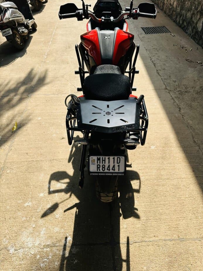 Honda NX 200 / CB 200 X Saddle Stay with Top Rack - Image 3