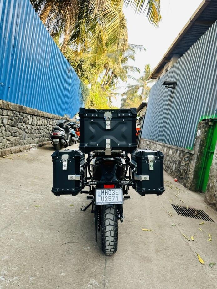 Ktm Adventure 250 / 390 X / S Pannier Stay with top Rack (without Box)