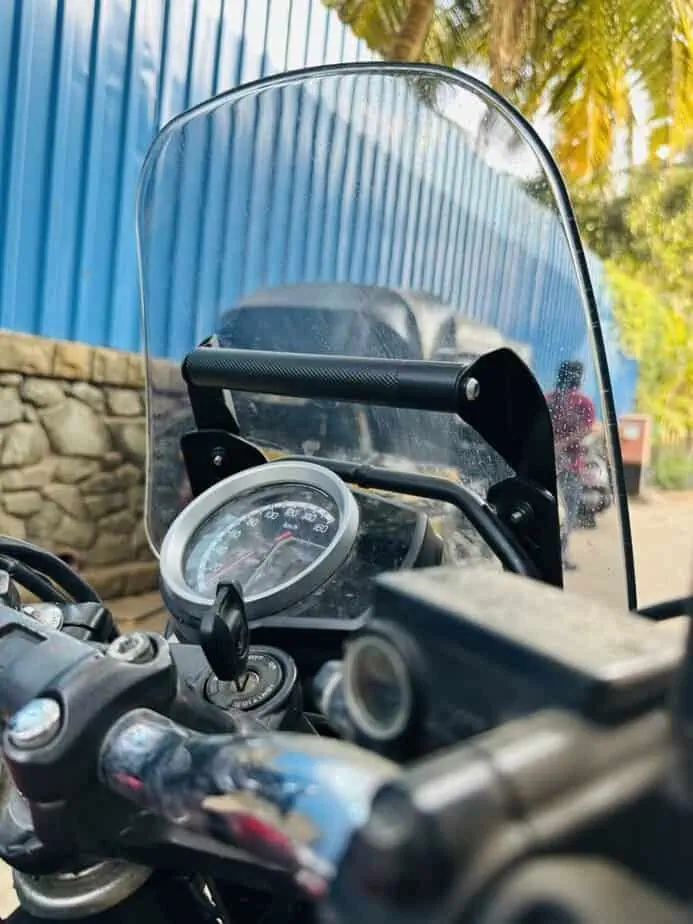 Honda RS / CB 350 GPS mount (windscreen version)