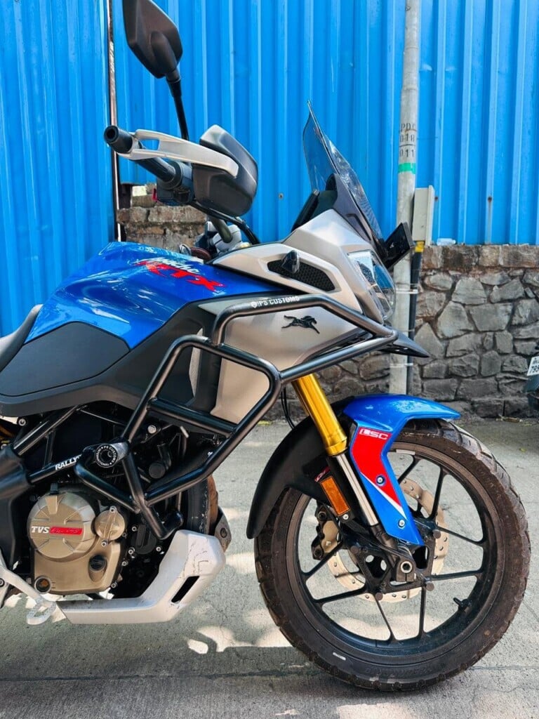 TVS Apache RTX 300 Crash Guard with Beak - Image 2