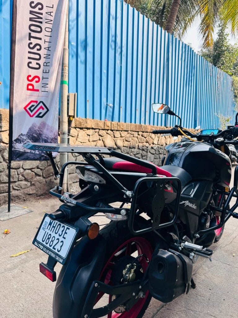 TVS Apache 160 4V Saddle Stay with Top Rack - Image 4