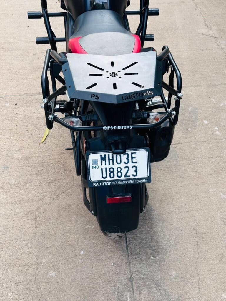 TVS Apache 160 4V Saddle Stay with Top Rack - Image 3