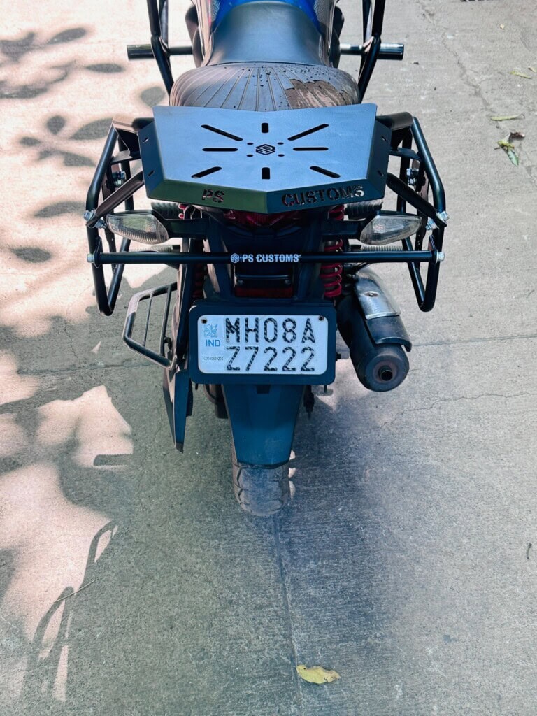 Honda SP 125 Saddle Stay with Top Rack - Image 4