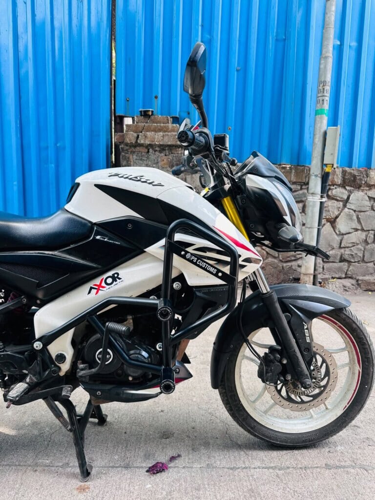 Bajaj NS 160 Crash Guard with Slider