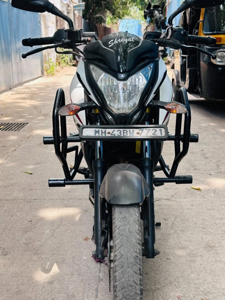 Bajaj NS 160 Crash Guard with Slider - Image 4