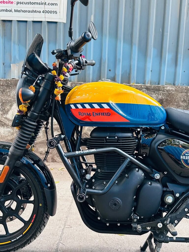 Royal Enfield Hunter 350 Crash Guard with Slider