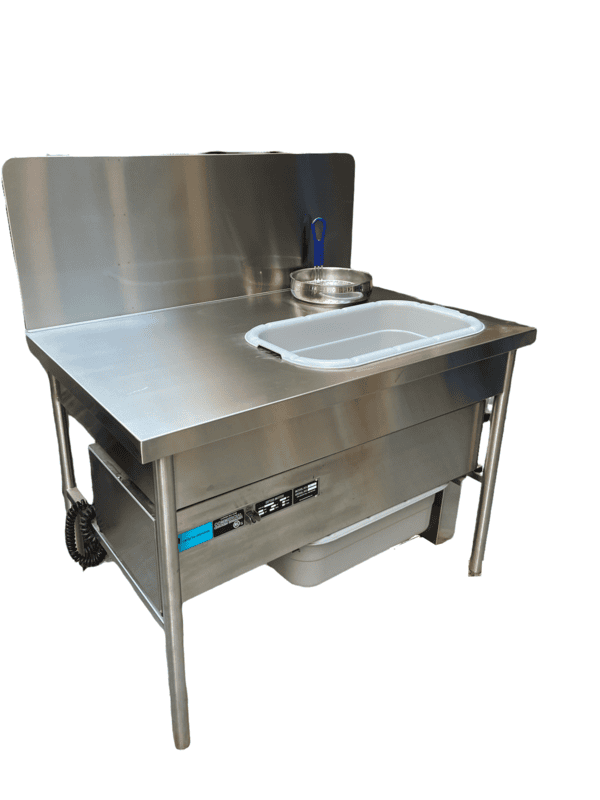 Quality Industries 48" FMBR Sifter Table w/Backpane120V LH