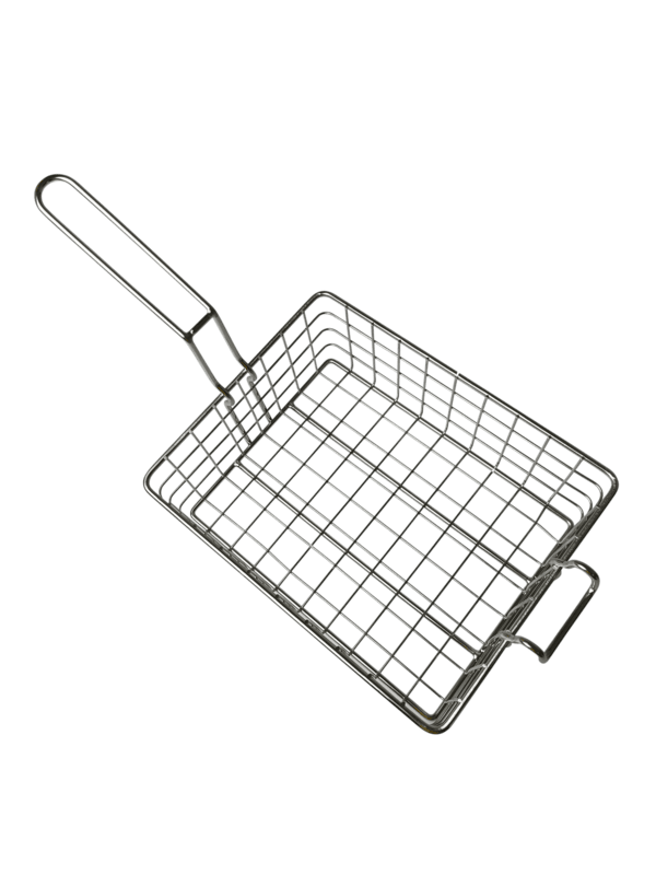 Dip Basket, Stainless Steel, Hooked, Half Sized, 257x203x102 mm, (10x8x4 in)