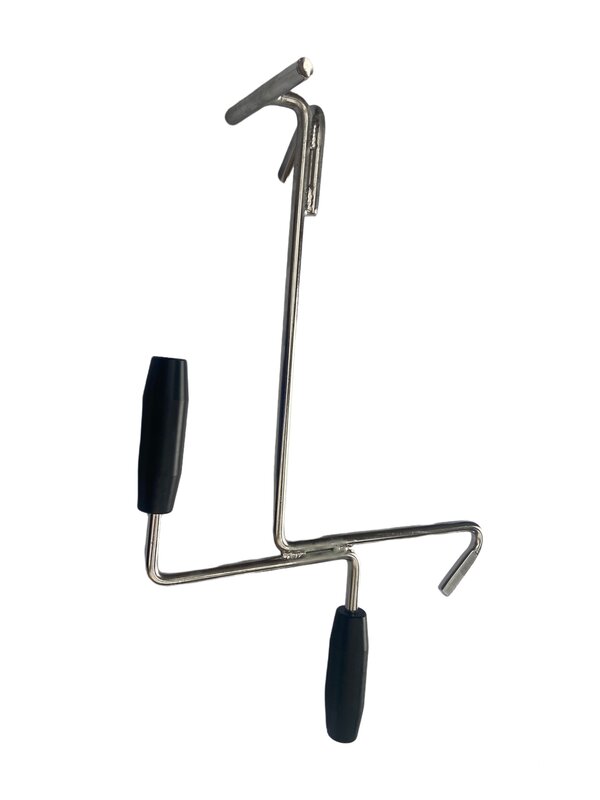 Quality Industries Fryer Basket Drain Hook, Stainless Steel, Heavy Duty