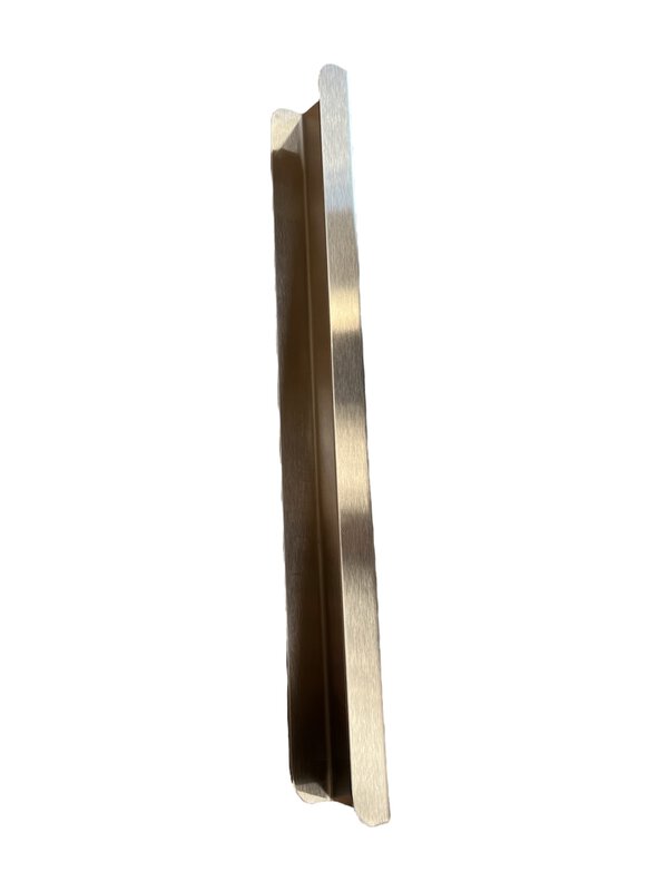 Quality Industries 15" Stainless Steel Adapter Bar - Divider for Steam Tables - Image 2