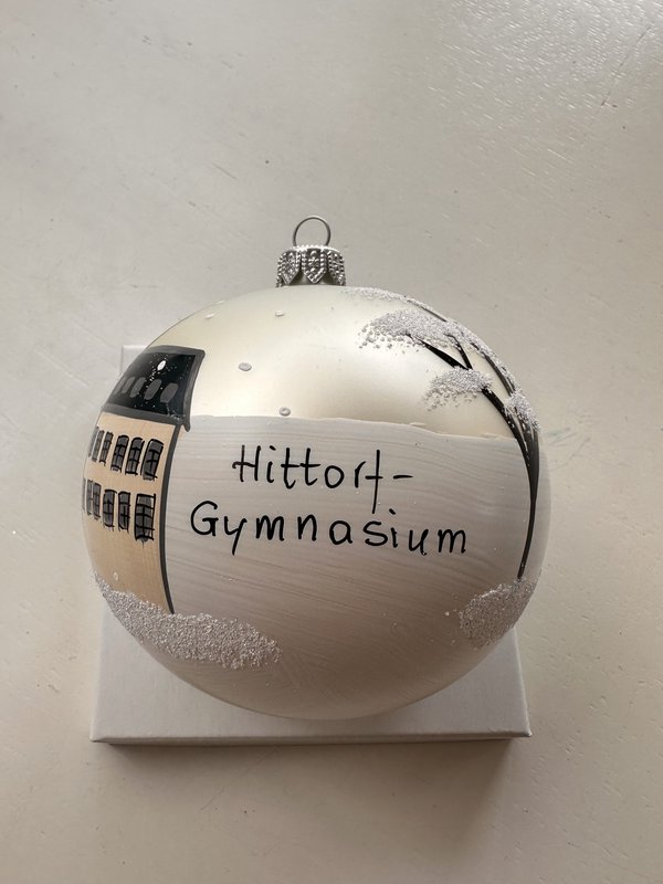 Weihnachtsbaumkugel Motiv: "Hittorf-Gymnasium" – Bild 3