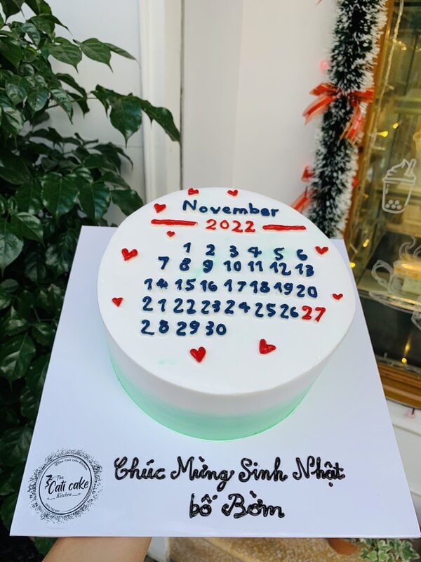 Bánh Sinh Nhật Cuốn Lịch Bánh Sinh Nhật Cuốn Lịch