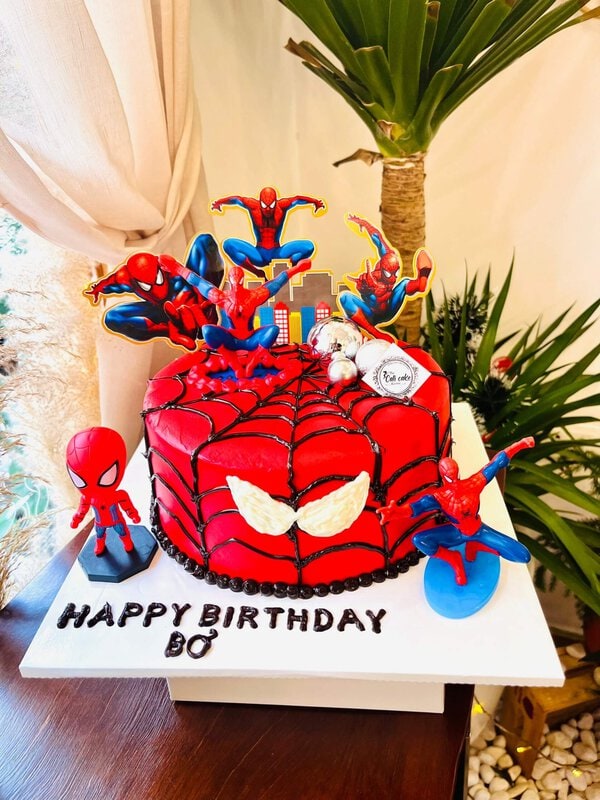 Bánh Sinh Nhật SpiderMan Bánh Sinh Nhật SpiderMan the cati cake hà nội