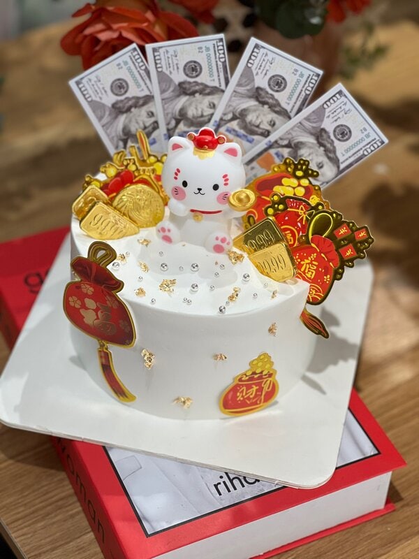 Bánh Sinh Nhật Mèo Thần Tài Bánh Sinh Nhật Mèo Thần Tài