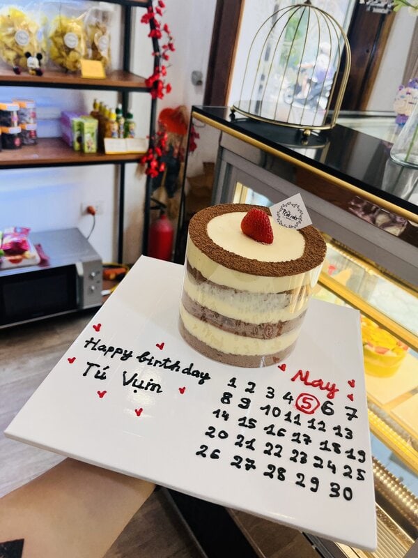 Bánh Sinh Nhật Tiramisu Nhỏ the cati cake hà nội