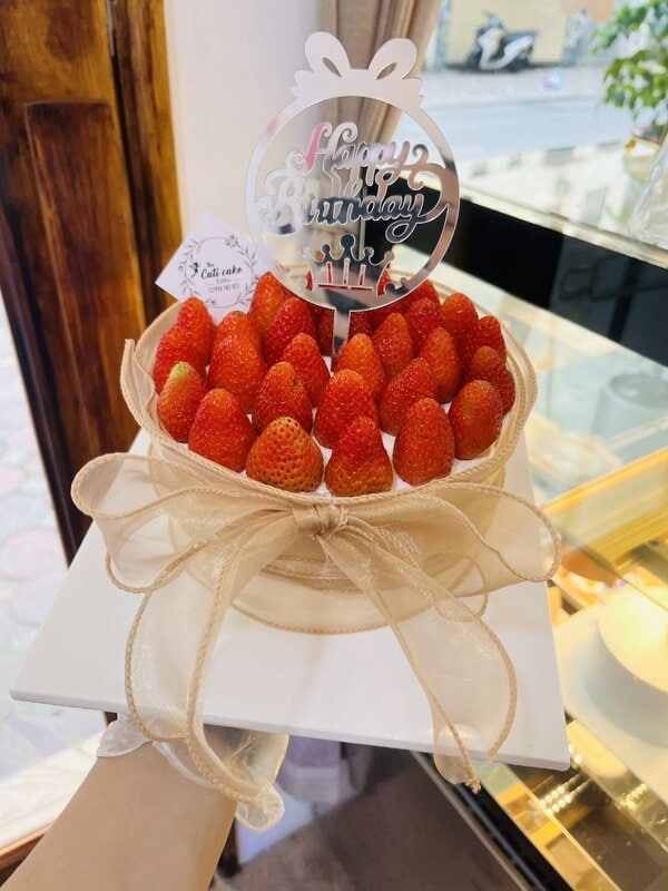 Bánh Sinh Nhật Đơn Giản Sang Trọng Cho Nữ the cati cake hà nội